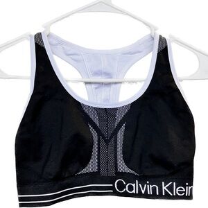 Calvin Klein Performance Women’s Sports Bra Reversible Racerback Small 3579463‌‌